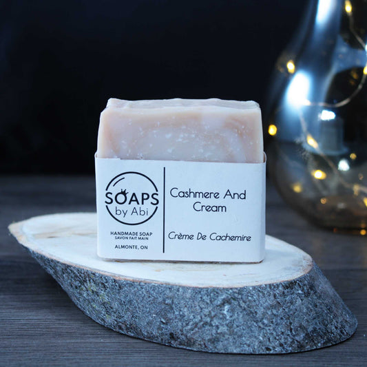 Cashmere and Cream soap Soaps by Abi homemade in almonte ontario